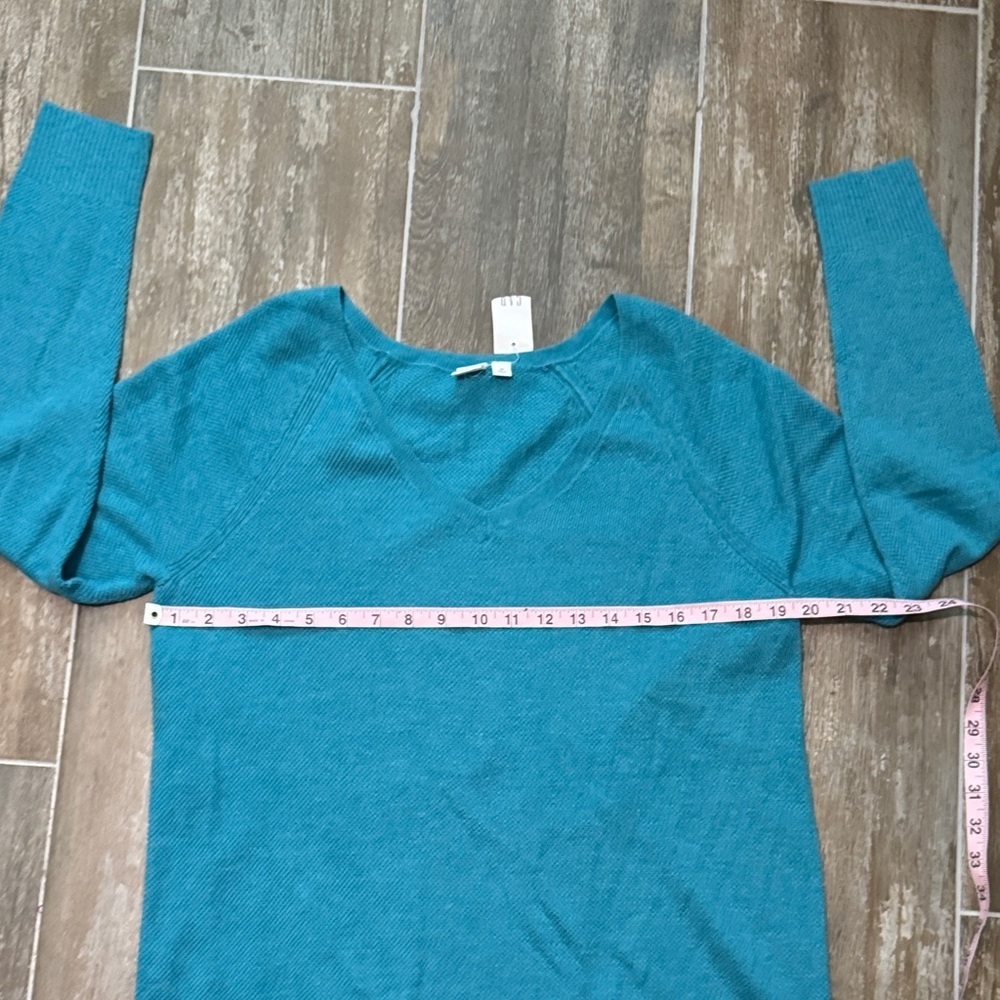 GAP Turquoise Knit Sweater - Picture 5 of 6